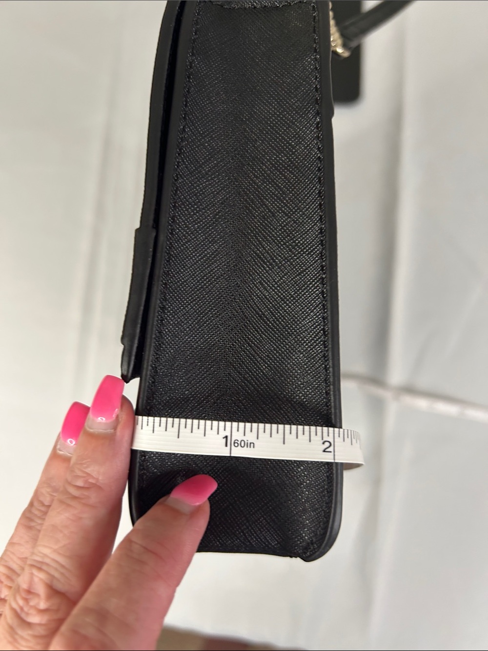 kate spade Black Crossbody with Blush Bow Accent - Picture 4 of 7